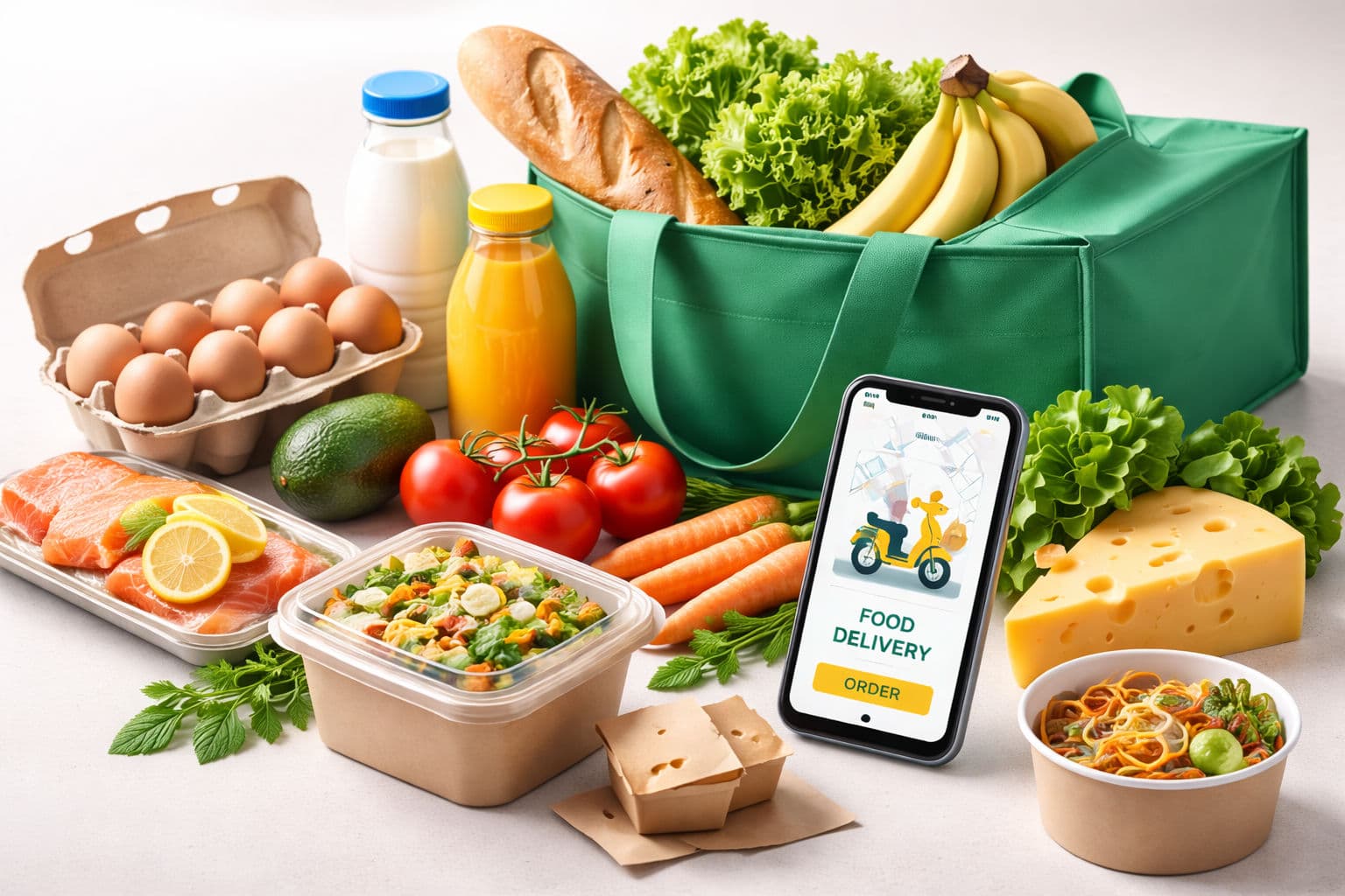 Еда и доставка